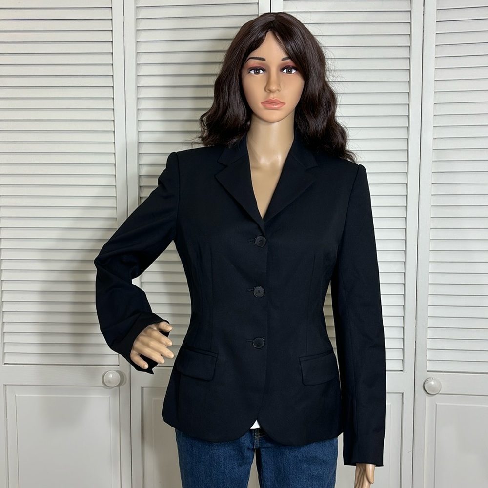 Ralph Lauren Black Label Wool Blend Business Blazer Size 8